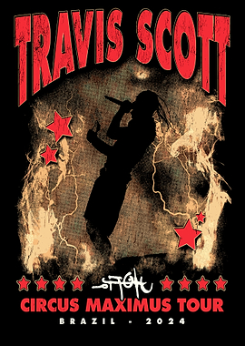 Travis Scott Circus Maximus Tour Poster