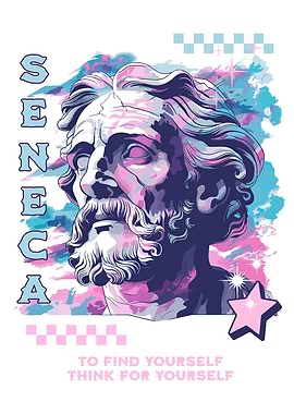 Seneca Quote Art Self Awareness qoute