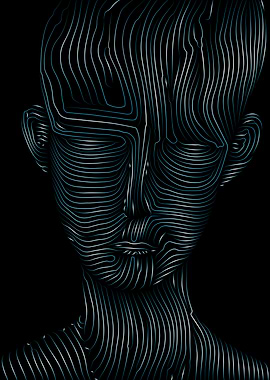 Line Art Portrait