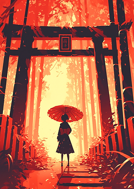 Japanese Shrine Gate