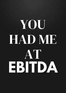 Finance EBITDA Funny Quote