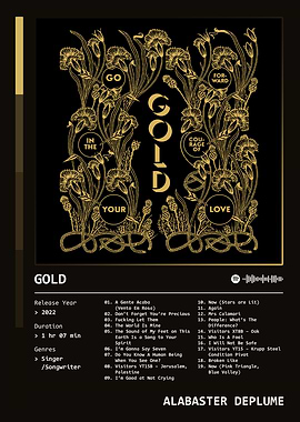 GOLD (2022) Album by Alabaster DePlume