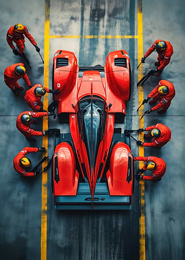 Race Car Pit Stop