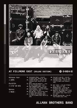 At Fillmore East (1971) Album by Allman Brothers Band