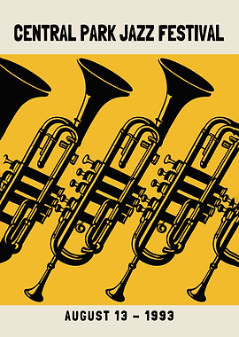 Central Park Jazz Festival Poster