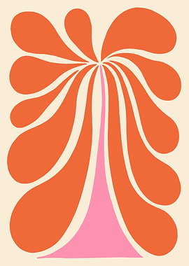 Abstract Flower Art Print