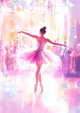 Ballet Dancer in Pink