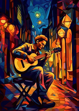 Street Musician Guitarist