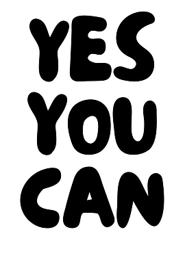 Yes You Can Poster