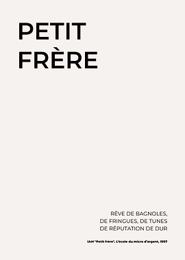 IAM Petit Frère Poster