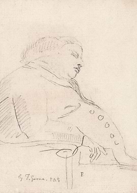 Pencil Sketch of a Man