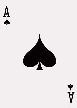 Ace of Spades Card
