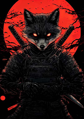 Fox Samurai Warrior