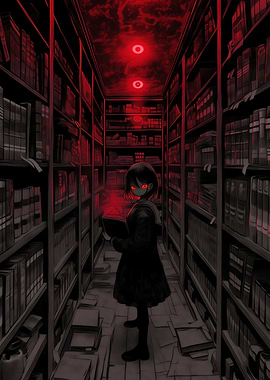 Girl in Red Library