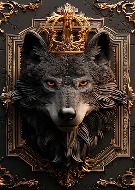 Wolf King Portrait