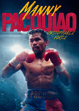 Manny Pacquiao Boxing Poster
