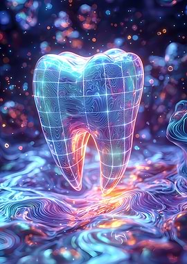 Holographic Tooth Glow