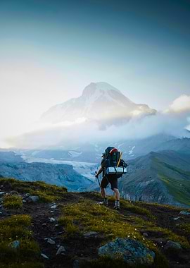 Mountain Hiking and Winter Camping