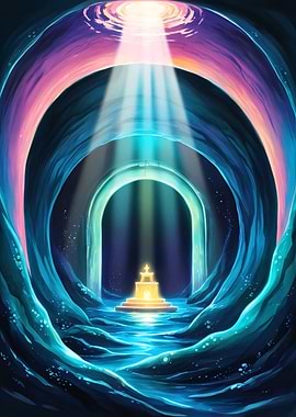 Mystical Cave Entrance