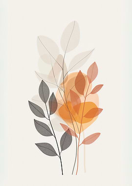 Abstract Floral Art Print