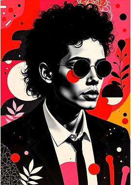 Stylish and Pop Art Portrait