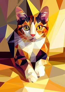 Geometry of Calico Cat