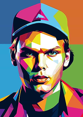 Avicii Pop Art Portrait