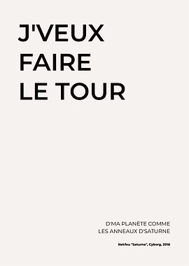 Nekfeu 'Saturne' Poster