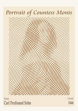 Portrait of Countess Monts (1846) by Carl Ferdinand Sohn