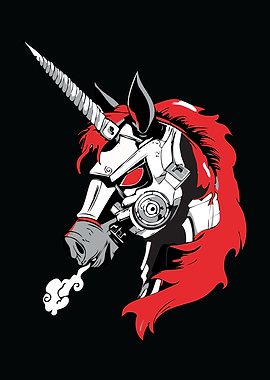 Robotic Cyborg Unicorn