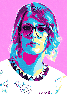 Billie Eilish Retro Art