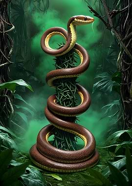 Snake in Jungle