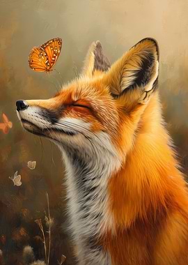 Fox and Butterfly