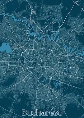 Bucharest City Map