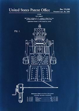 Vintage Robot Patent