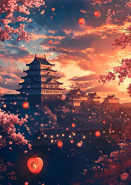 Himeji Castle Sunset 3