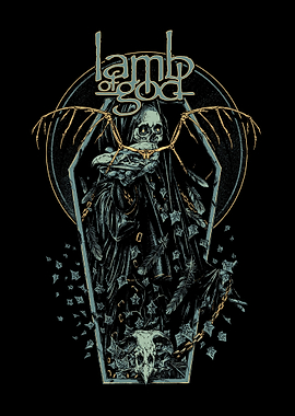 Lamb of God Skull Artwork
