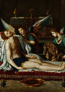 The Dead Christ with Angels