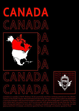 Canada Map Graphic