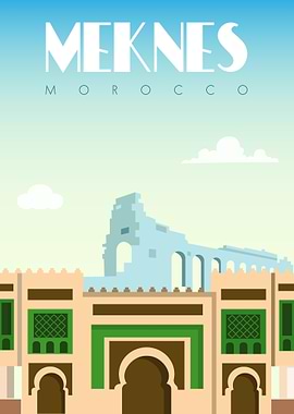 Meknes city Morocco