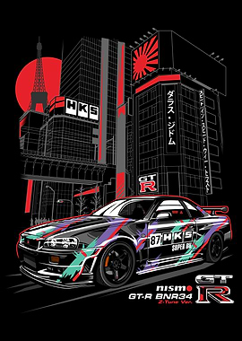 Nissan Skyline GT-R BNR34