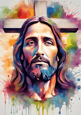 Jesus Christ Watercolor