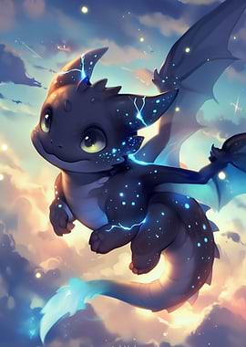 Cute Storm Dragon