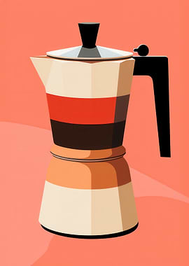 Moka Pot Illustration
