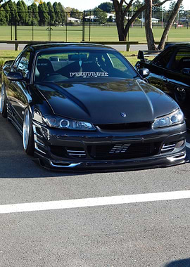 Black Nissan Silvia S15