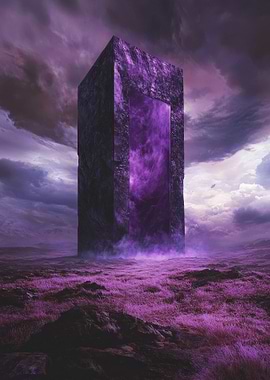 Purple Monolith Portal