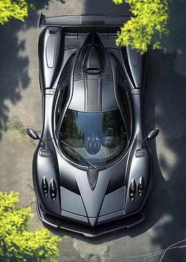Pagani Zonda Top View