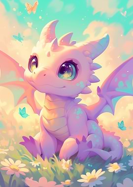 Cute Baby Dragon