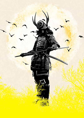 Samurai Warrior Silhouette