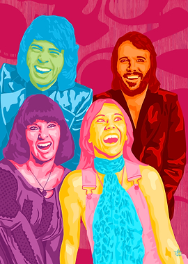 Pop Art Band Portrait